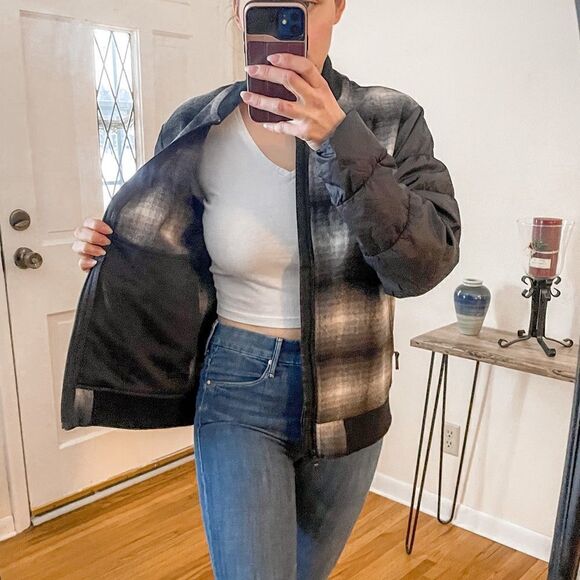 Smartwool Iberia Bomber Jacket Plaid L - Picture 4 of 9